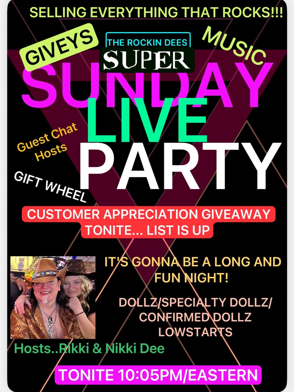 LIST IS UP 4 CUSTOMER APPRECIATION GIVEAWAY DOLL ..,,,,JOIN US TONITE 🩷🩷